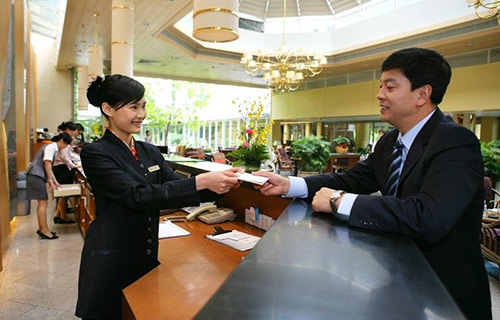 酒店客人入住問候短信